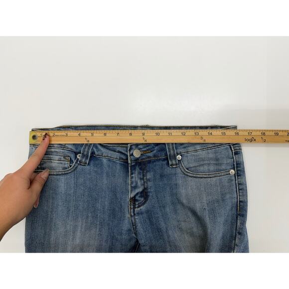 Wet Seal Jeans Juniors Jeans Size 7 Long Denim Jeans Y2K - Picture 9 of 13